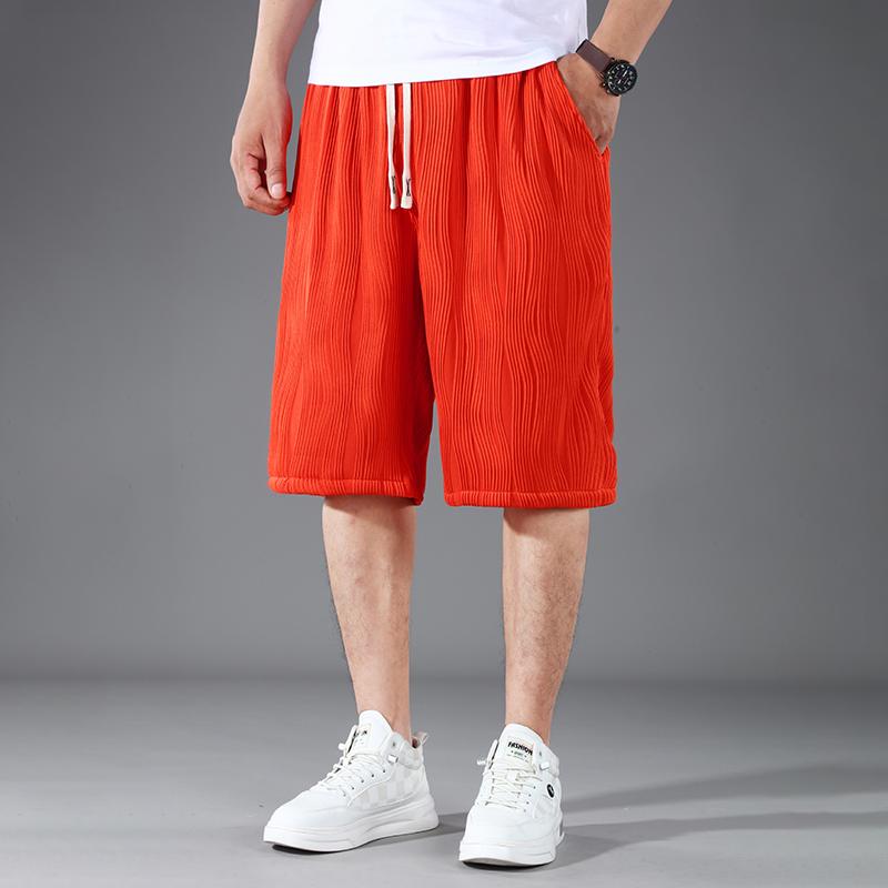 Plus Size 4XL-11XL Summer Oversize Black Shorts for Men Elastic Waist Casual Shorts Summer Clothes