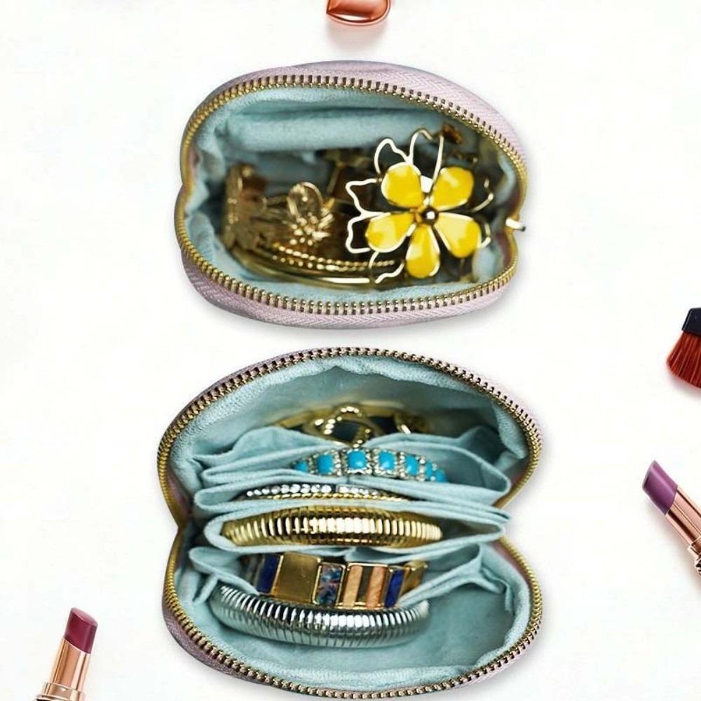 Magnetic Detachable Magnetic Jewelry Case Soft Velvet Detachable Velvet Pouch Daily Commuting