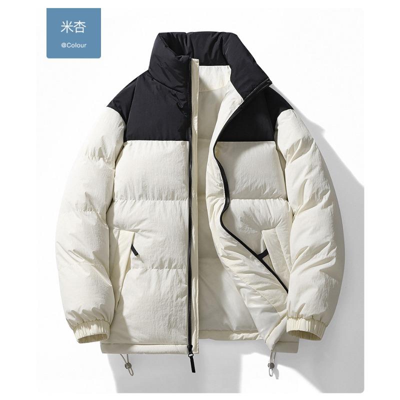 New men's and women's winter cotton-padded jacket large size couple's sports trend thickened warm bread jacket