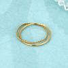Twist Double-layer Thin Ring Niche Ins Wind Couple Ring Korean Version Titanium Steel Men's Ring