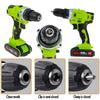 Screwdriver Driver And LED Worklight And 8400mAh Battery  25+1 N.M Electric Cordless Drill 68V