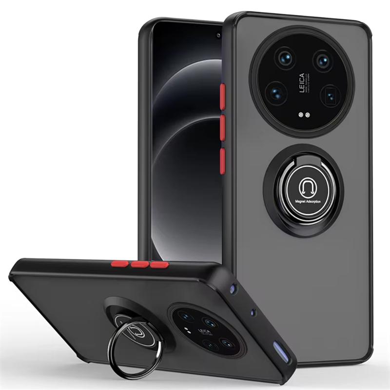 Magnetic Phone Case For Xiaomi mi 14 13T 13 Ultra Pro 11 Lite Shockproof Ring Holder Cases For Xiaomi 12T 12S 12 11T 10T Cover