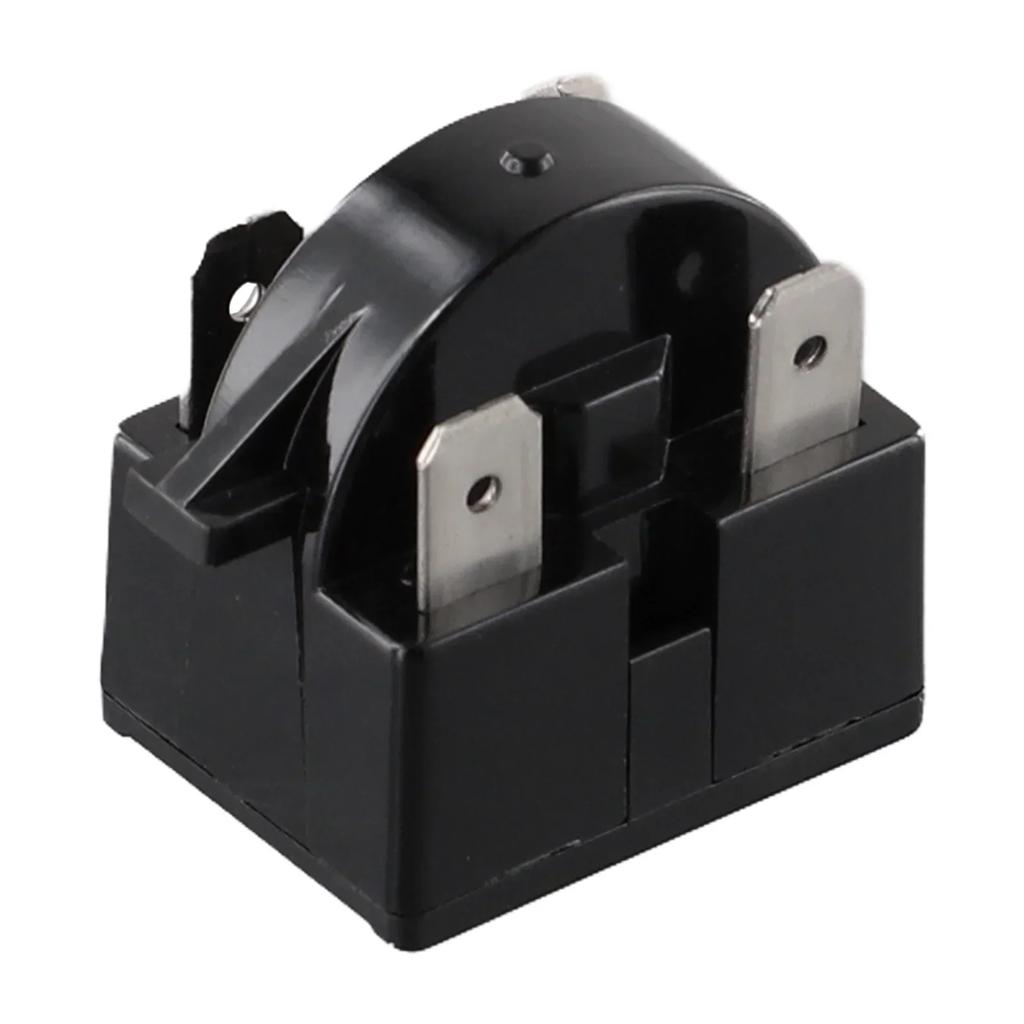 Overload Protector PTC Start Relay 1/3Pins 1PC Black Efficient For Compressor Replacement For Mini Fridge 2025