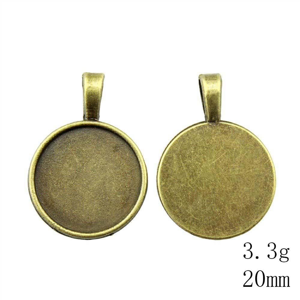 Bijuterii și Accesorii de Ziua Mamei Potrivite pentru Cabochon de Sticlă Rotund 20mm Bază Setare Tavă Bezel Piese Accesorii Bijuterii Accesorii pentru Bărbați