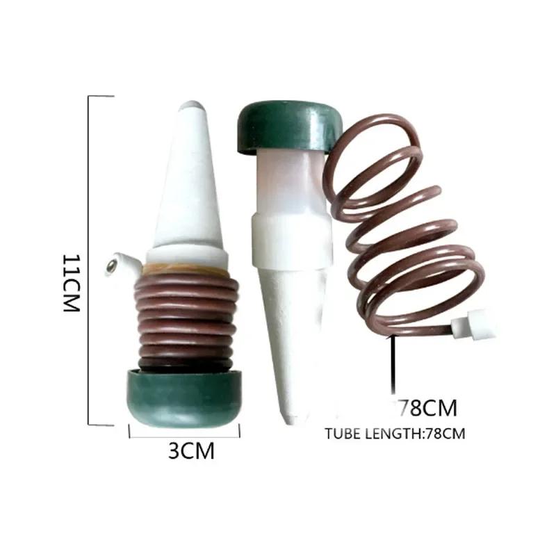 2/4Pcs Ceramic Self Watering Spikes Automatic Plant Drip Irrigation Water Stake For Garden Vegetable Garden Drip Watering System