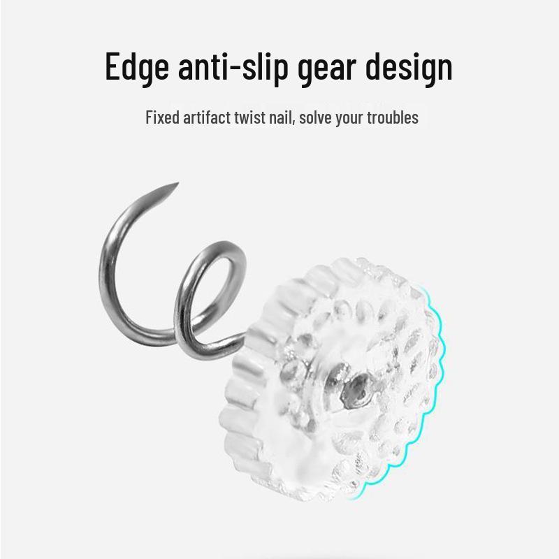 Rose Head Twist Pins, Spiral Fixers for Bed Sheets, Sofa Cushions, and Cat Scratch Stickers.