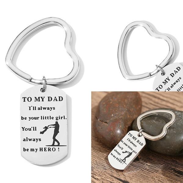 Elegant To My Dad Stainless Steel Pendant Necklace For Fathers Special Day