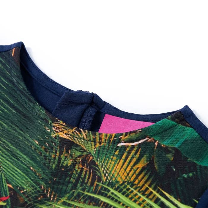 Robe pour enfants à manches longues bleu marine 92/104/116/128/140