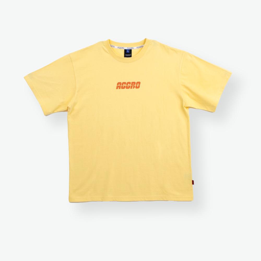 Eogeulo Colorful Logo T-Shirt Soft Yellow