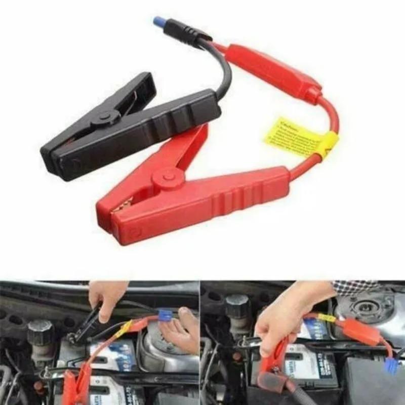 1SET Car Jump Starter Connector Emergency Lead Cable Battery Alligator Clamp Clip