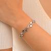 Fashion Bracelets Stainless Steel Heart Handmade Chain Bracelet Bangle For Women Girl Daily Charm Wrist Jewelry Gifts