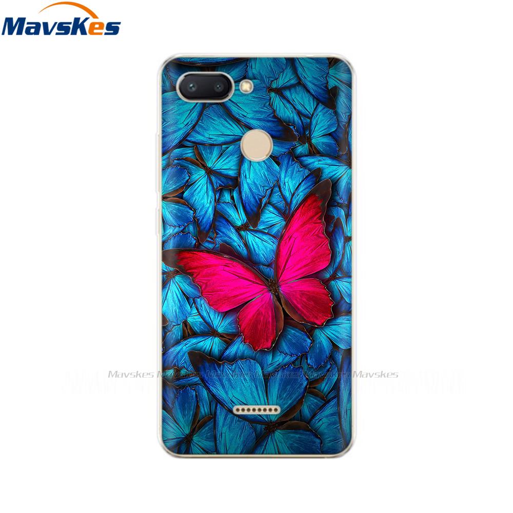 Silicone Cover for Xiaomi Redmi 6 Case Full Protection Soft Tpu Back Cover Phone Case for Xiaomi Redmi 6 Redmi6 Bumper Coque Bag