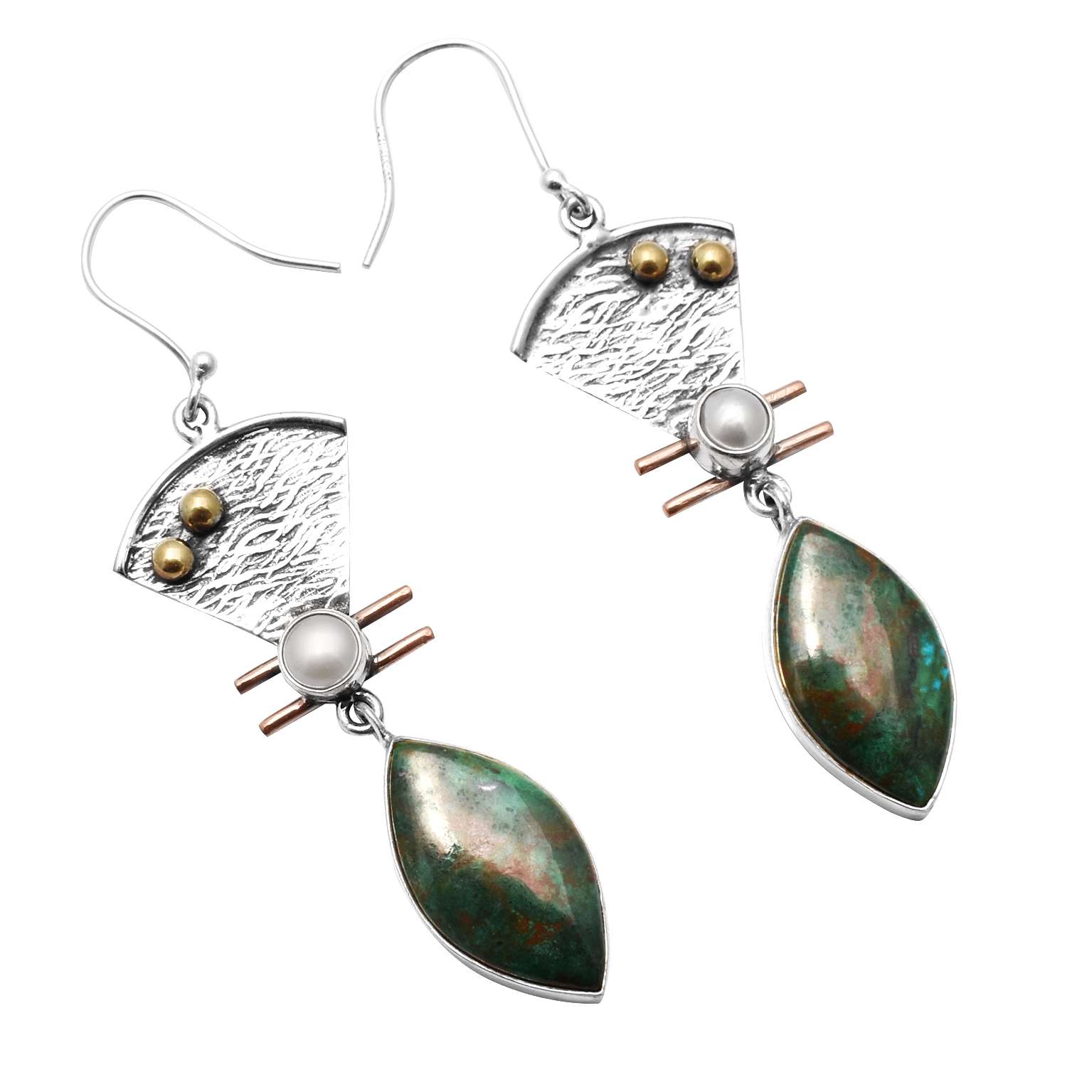 

Серьги-вирказит, жемчуг, драгоценные камни, твердые серьги из стерлингового серебра 925 пробы, серьги ручной работы, ювелирные изделия, подарок для женщин и девочек, E-2437