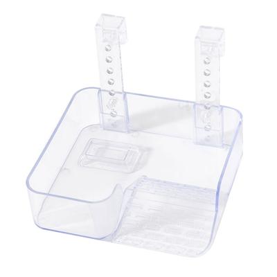 Transparente Acryl-Schildkröten-Sonnenbadplattform mit Sonnenbereich Saugnapf Schildkröten-Trocknungsplattform Schwimmendes Dock Wandmontiert