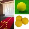Yellow Golf Practice Golf Practice Set of for Indoor Golf Shot Use Balls, Equipment, 12, Practice, Practice, Elastic, Lightweight, Indoor/Outdoor