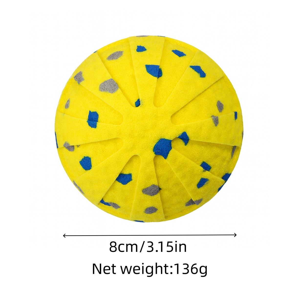 

New Pet Smart Dog Toy Ball ETPU Popcorn Jumping Dog Toy Ball Has Multiple Functions Such As Bouncing And Spinning жовтий