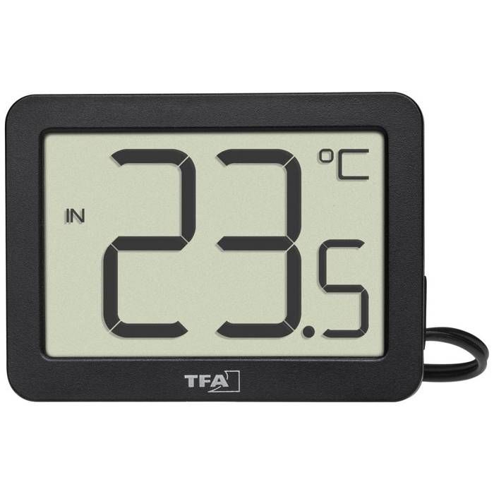 Tfa Dostmann Thermometer Black 30.1066.01