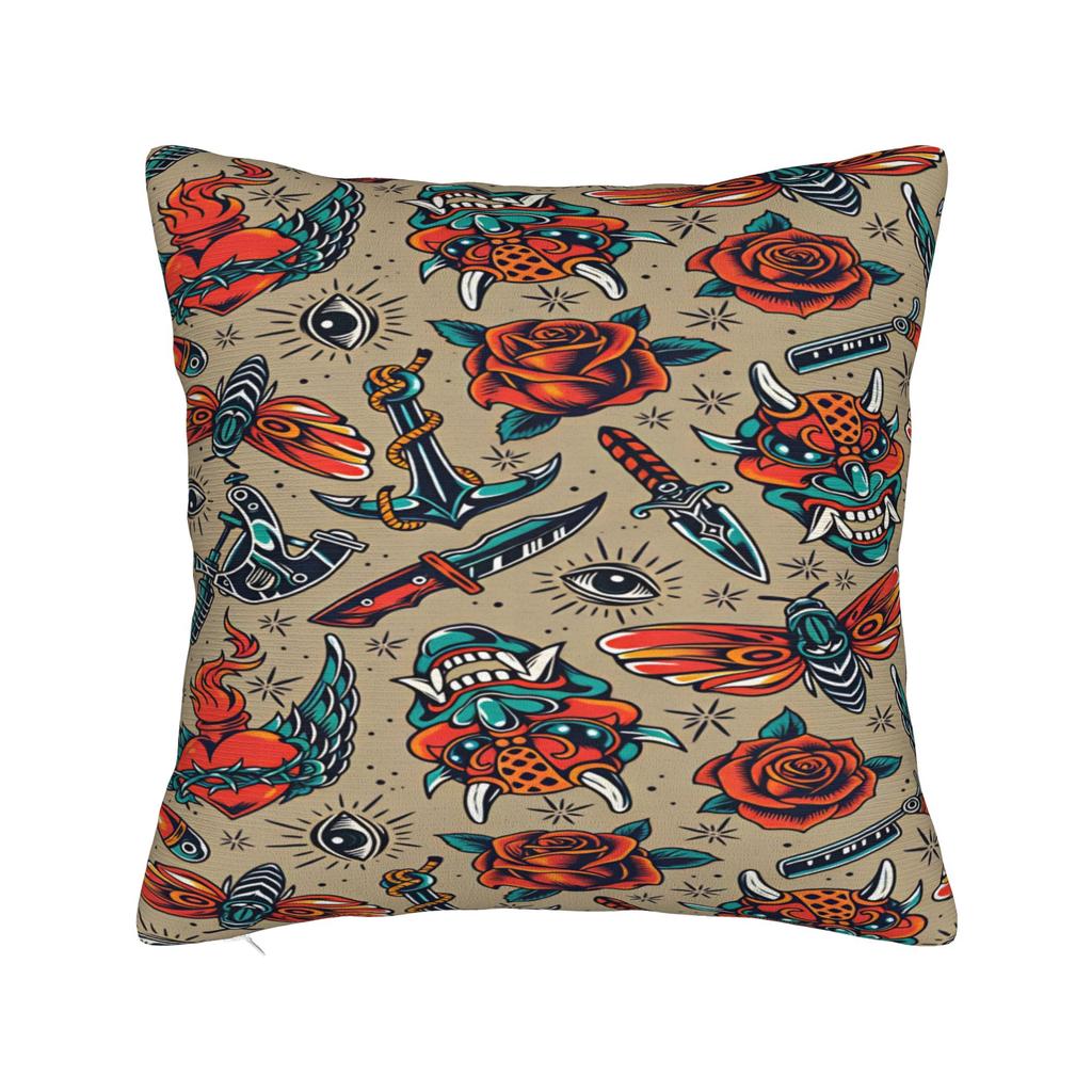 Pillow Cover Flying Leaping Pig Funny Pillow Case For Living Room Sofa Pillowcases