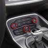 Rattdekorasjon girskiftpadler klimaanlegg lydbryter dekorativ ring passer for Dodge Charger for Dodge Challenger Charger