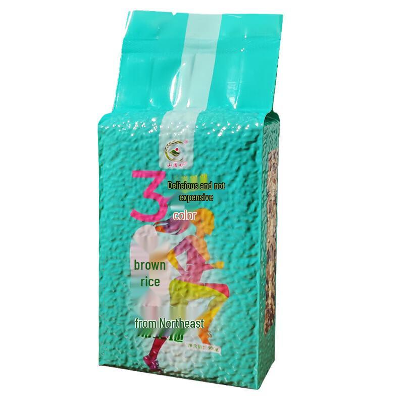 Shan Mantian Three-Color Brown Rice Blend 500g