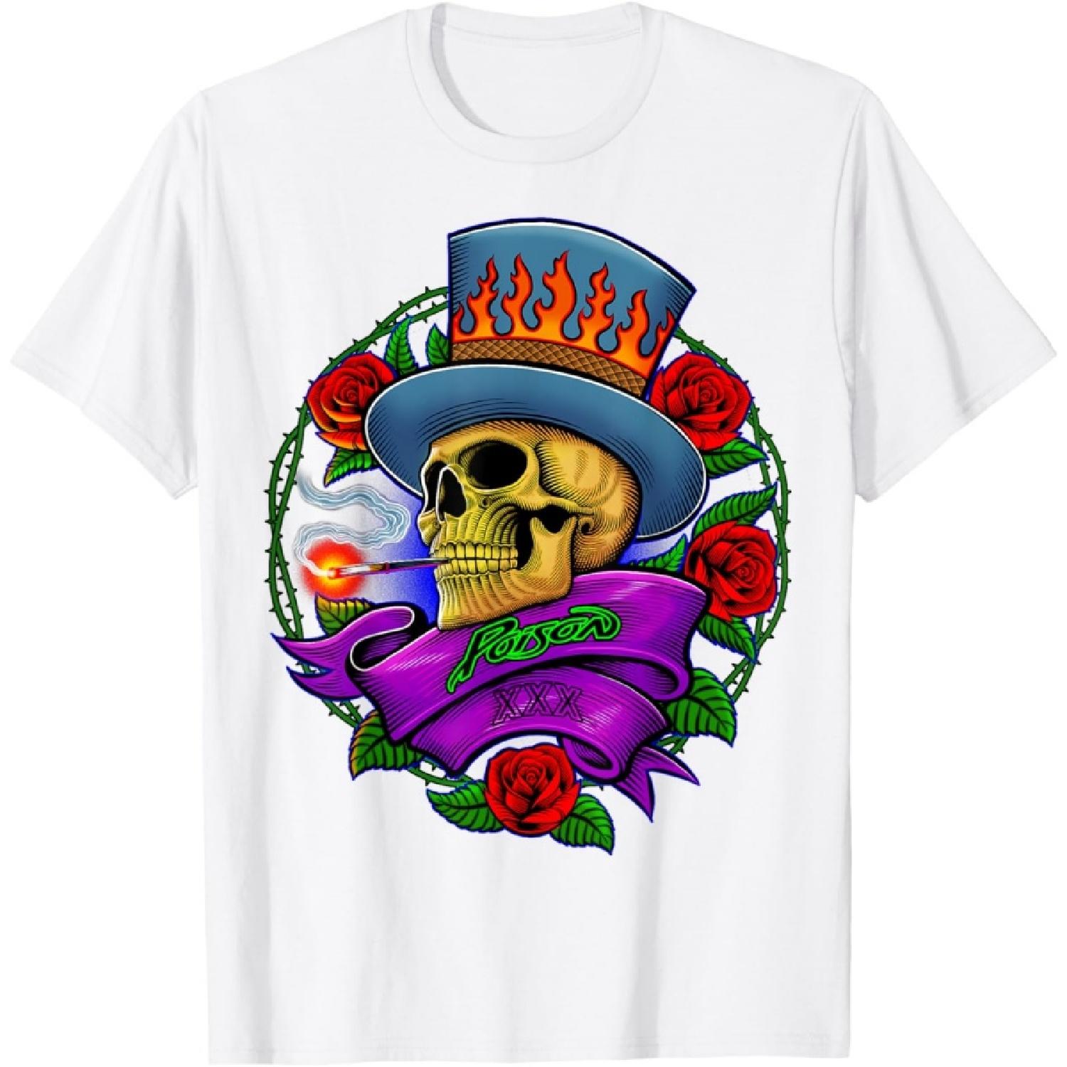 Poison - Lit T-Shirt XXXXXL белый