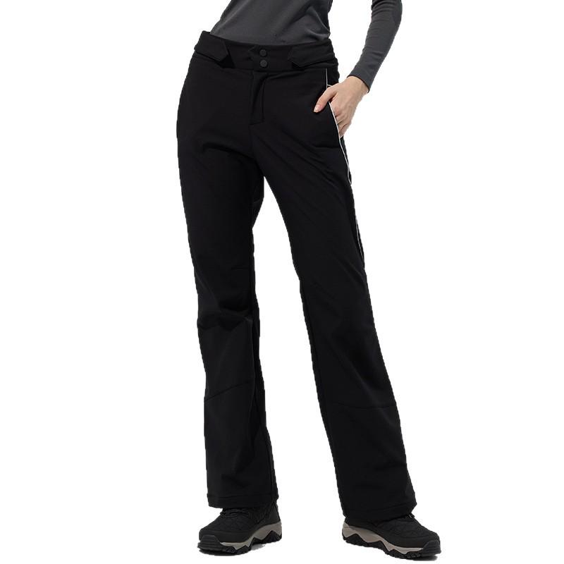 Water-Repellent Durable Outdoor Micro-Flare Pants with Autumn/Winter Velvet Warmth