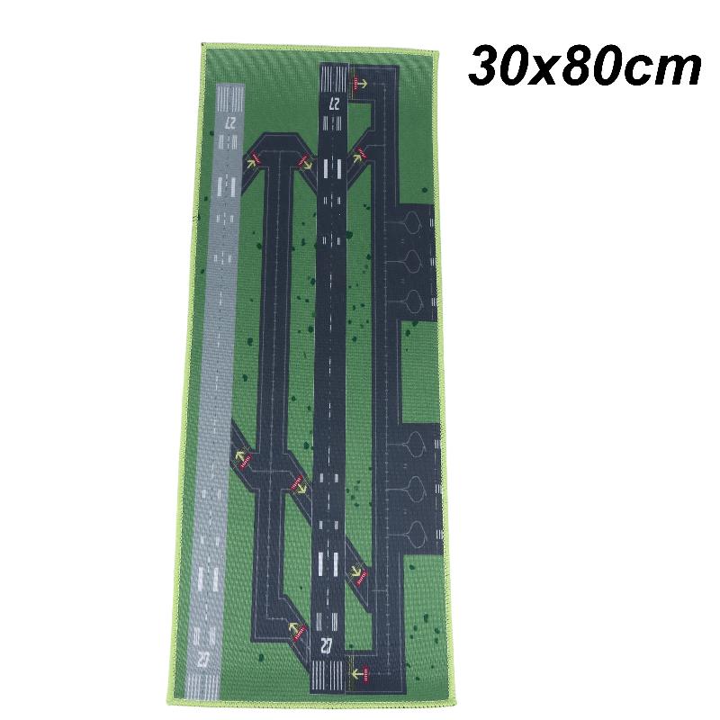 Runway Design Floor Rug 1Pcs Aviation Airport Track Non-Slip Soft Mat for Bedroom Game Room Living Room