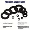 Waterproof Sealing Gaskets Flat Ring Rubber Gaskets Gaskets Assortment Kit  Plumbing Pipe Repair