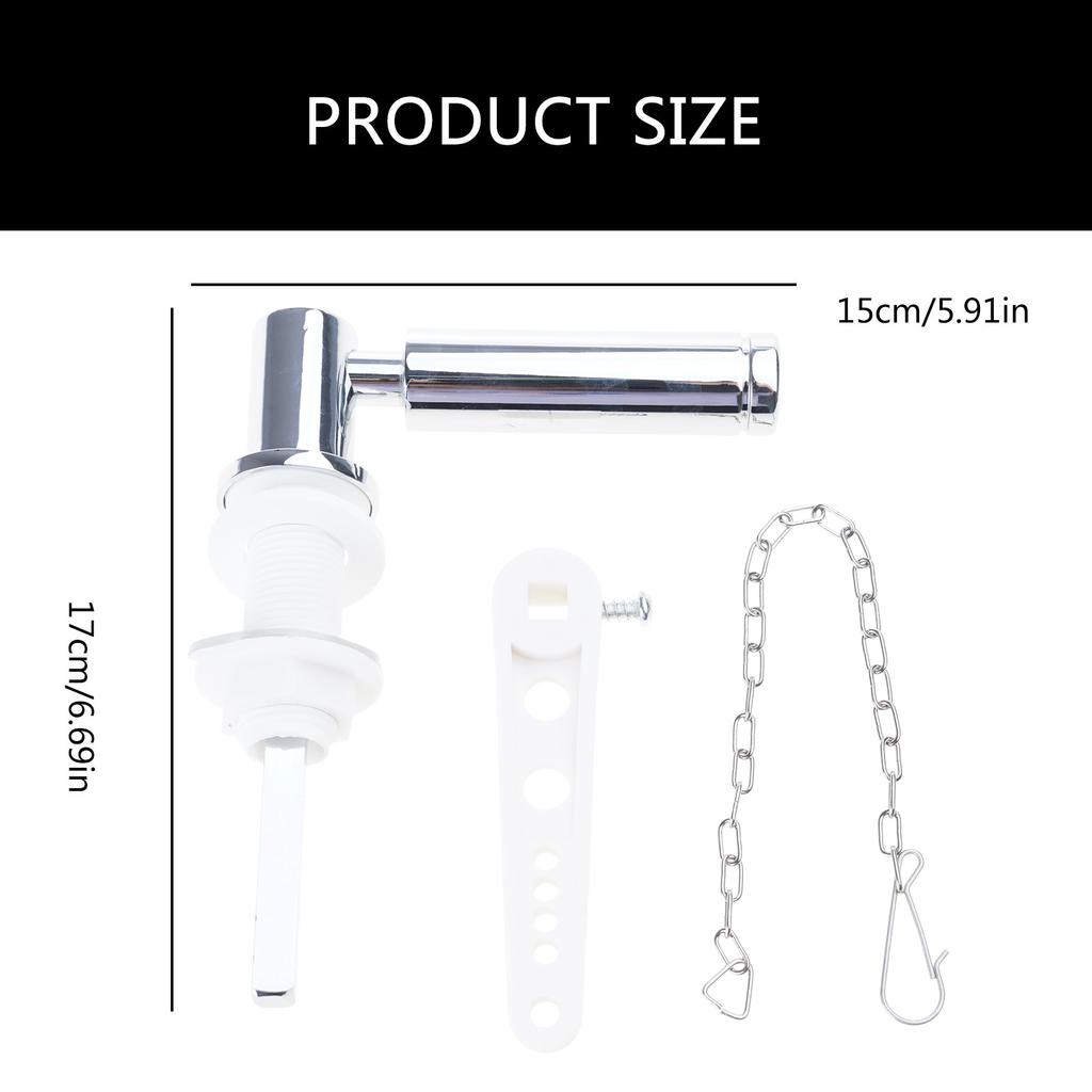Bathroom Toilet Flush Lever Handle Universals Flush Handles Toilet Handle Heavy Duty Toilet Tank Flushers Handle