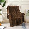 Nordic Style Knitted Wool Sofa & Bed Blanket – Cozy, Simple Design for Living Room or Air Conditioning Use