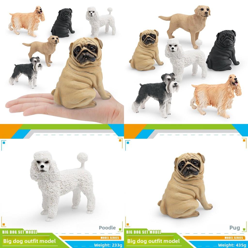 Modello di Cane Realistico In PVC Statuetta da Collezione per Animali Domestici per Arredamento Casa e Idee Regalo