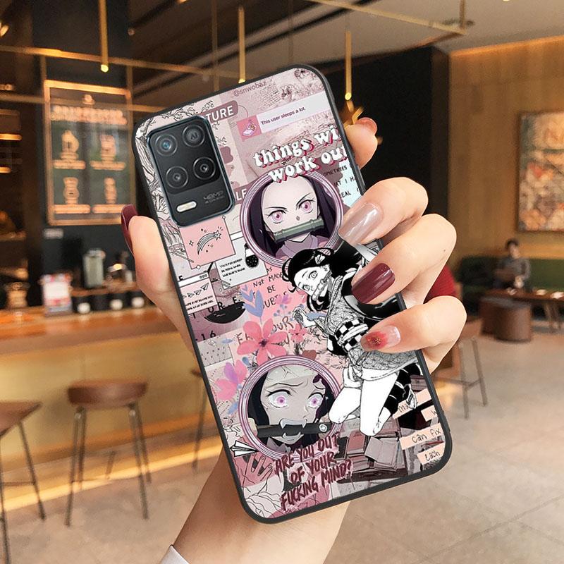 Kimetsu No Yaiba Demon Slayer Hülle für OPPO Realme GT 2 Pro X2 Pro XT C25S 8 7 6 Pro 6i GT Master C3 C21 C21Y C11 X3 SuperZoom