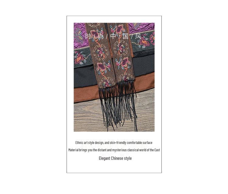 Women's Retro Chinese Jacket: Spring/Autumn Ethnic Style, Heavy Industry Applique, Embroidered Plus Size, Short Outerwear