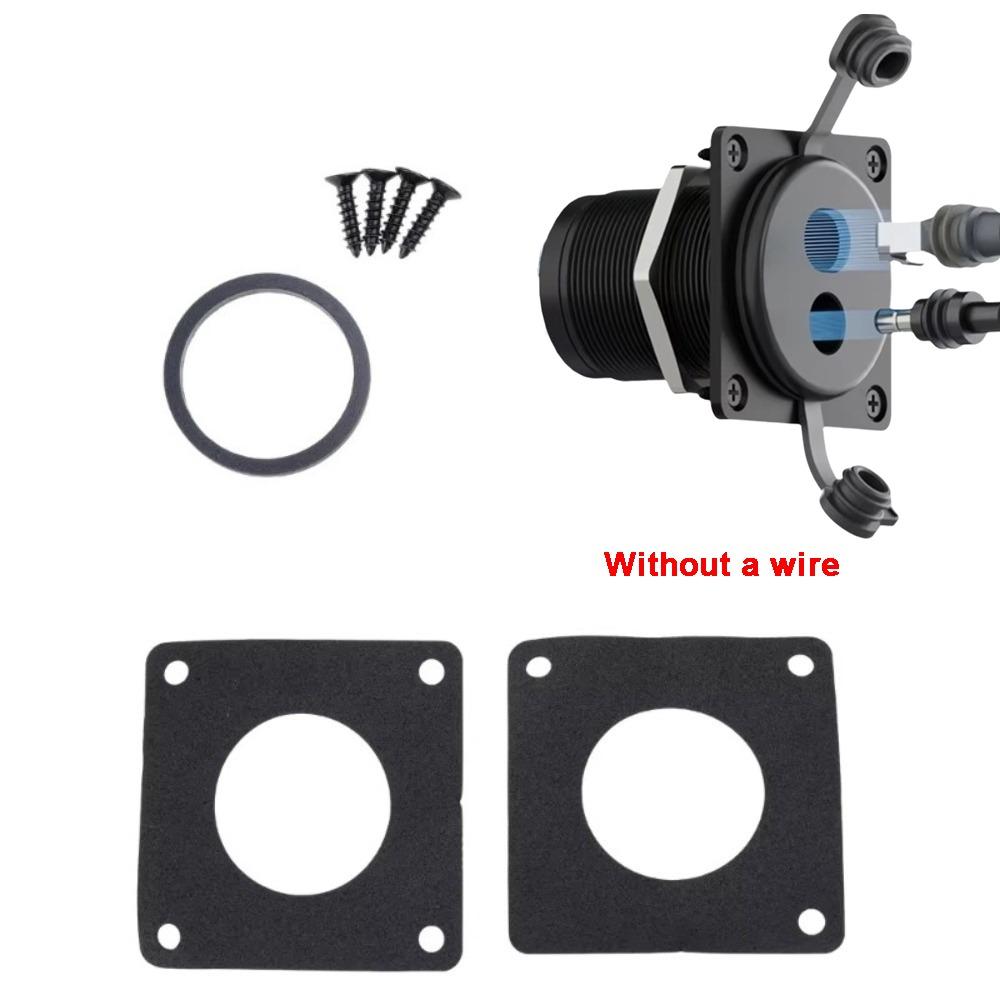 IP68 Waterproof Universal Port Adapter Ethernet Wall Plate for Mini/Gen3 RV Accessories