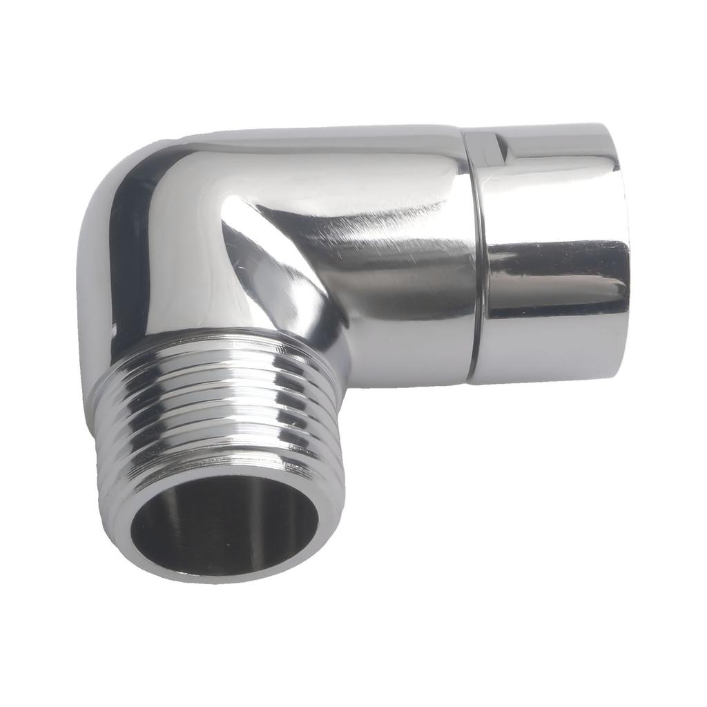 Adjustable Degree Shower Head Elbow Adapter Wall Mounted