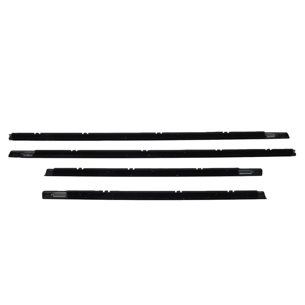 4pcs Car Window Weather Strip Replacement for Sentra 2001 2006 Windproof Rainproof Automotive Weather Rubber Seal Strip