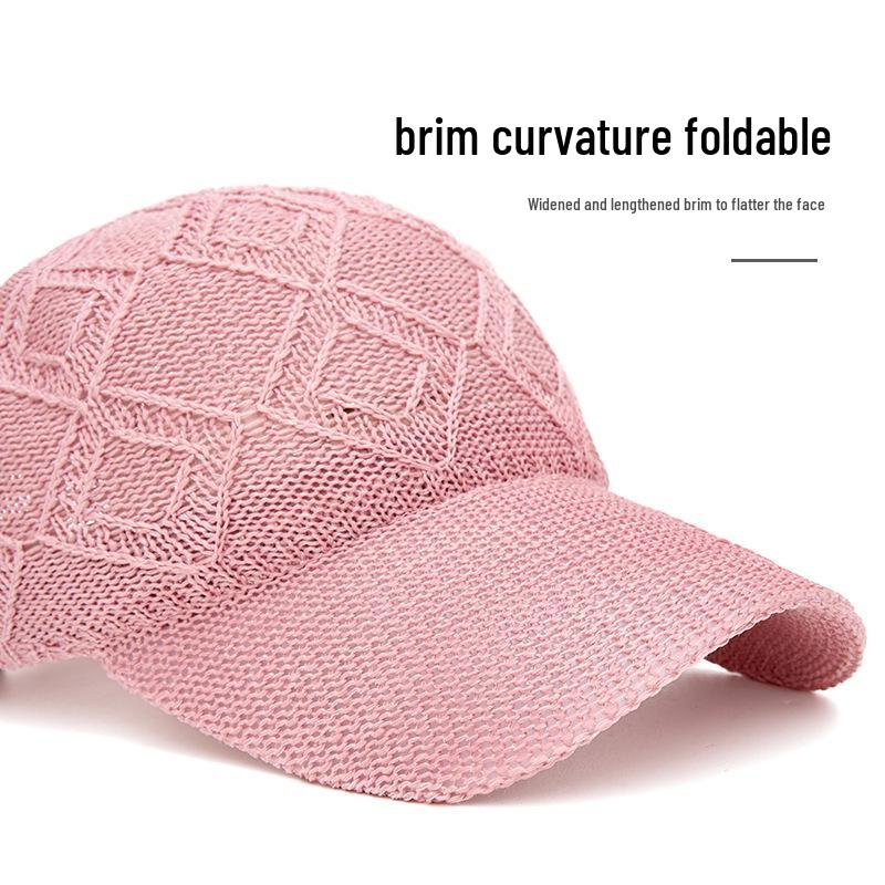 Women's Breathable Korean Style Duckbill Sun Hat: Versatile European & American Outdoor Shade Cap