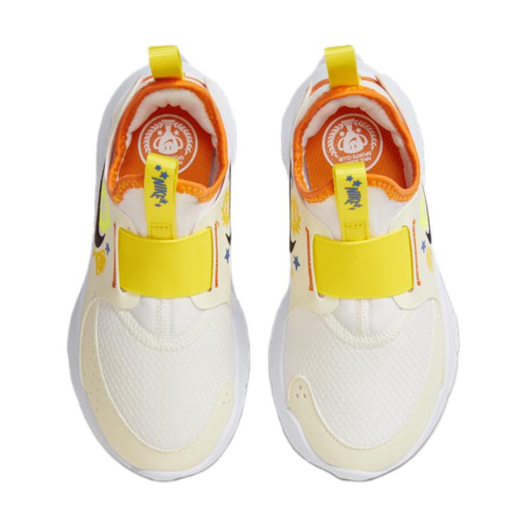 Nike Flex Runner 3 Slip Resistant Abrasion Resistant Low Top Kids' Running Shoes Light Yellow Kids' HM3719-101