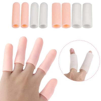 5 Stück Silikon Gel Tube Handbandage Fingerschutz Schnittfest Hitzebeständig Fingerlinge Tolle Koch Küchenwerkzeuge