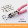 Cute Single Hole Puncher Scrapbooking Paper Punches 1.5/3/6mm Circle Hole Punch DIY Craft Cutter Paper Office School Supplies
