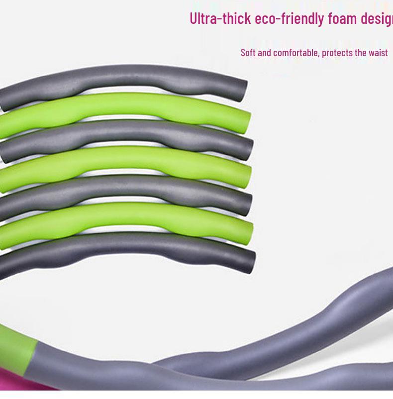 Detachable Foam Hula Hoop for Adults & Kids: Indoor/Outdoor Fitness Exercise