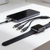 180 Degree Rotatable Type C Extension 1 Male To 3 Male USB Cable Power Adapter Converter Splitter for Smartphone