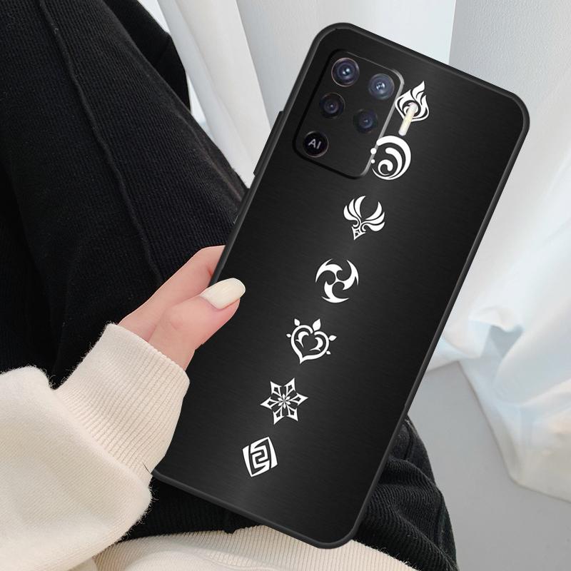 

Genshin Impact Elements Case For Oppo A18 A38 A58 A78 A98 A80 A60 A40 A96 A76 A16 A94 A74 A54 A15 A17 A57 A77 A5 Pro OPPO A58 4G