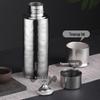 XIMX Pure Titanium Double-Layer Vacuum Thermos Tea Mug