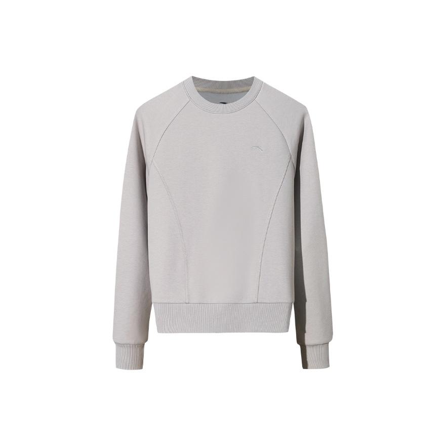 Anta Autumn Comprehensive Training Casual Sports Hoodie Women Hoodies Galaxy-Gray 962537705-6