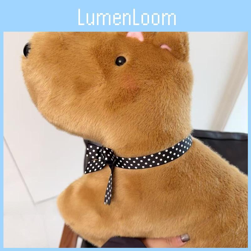 Cartoon Dog Plush Cushion With Embroidered Animal Design For Home Decor And Office Back Support
