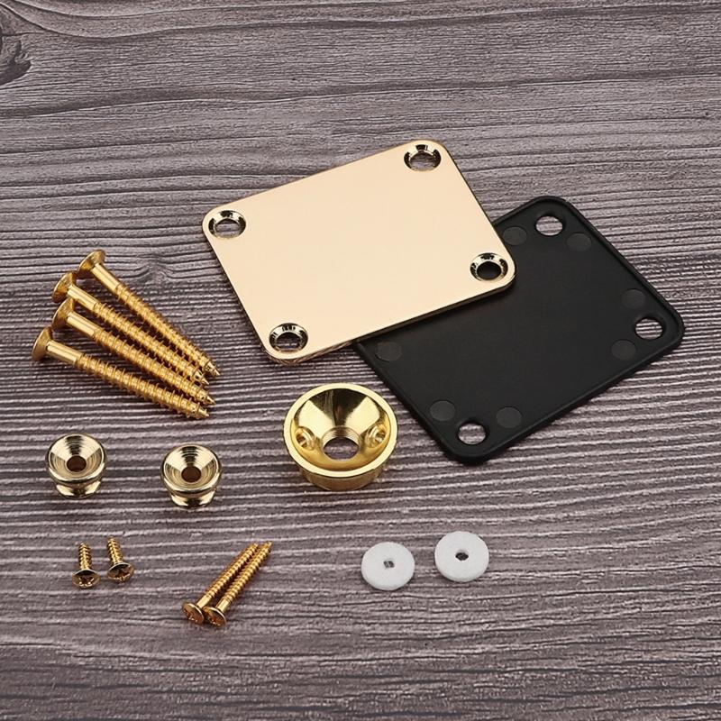 Professional Upgrade Set For Guitars Including Durable Reinforcement Plate And Strap Buttons