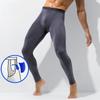 Herren Antibakterielle Bullet-Typ Trennungs-Herbst-Leggings: Dünne, warme Unterwäsche mit Innenzwickel.