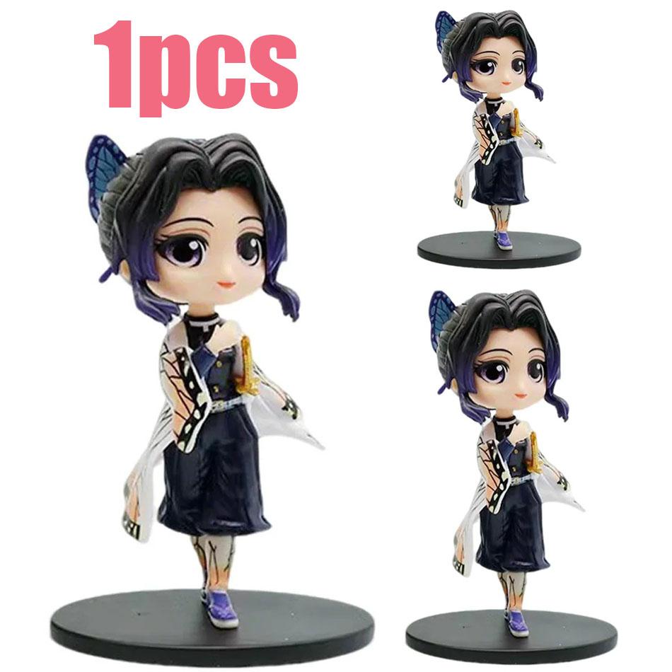 Anime Demon Slayer Figure Doll Toy Nezuko Tanjirou Zenitsu Inosuke Kyoujurou Shinobu Giyuu Qposket Model Toy Kids Xmas Gift**