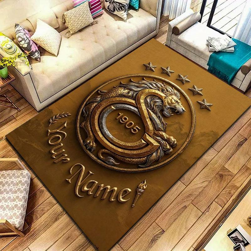Galatasaray S Custom Name Carpet Rug for Living Room Bedroom Home Sofa Decoration,Kids play Non-slip Floor Mat